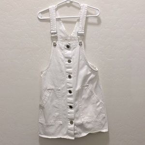 Zara White Denim Pinafore for girls!